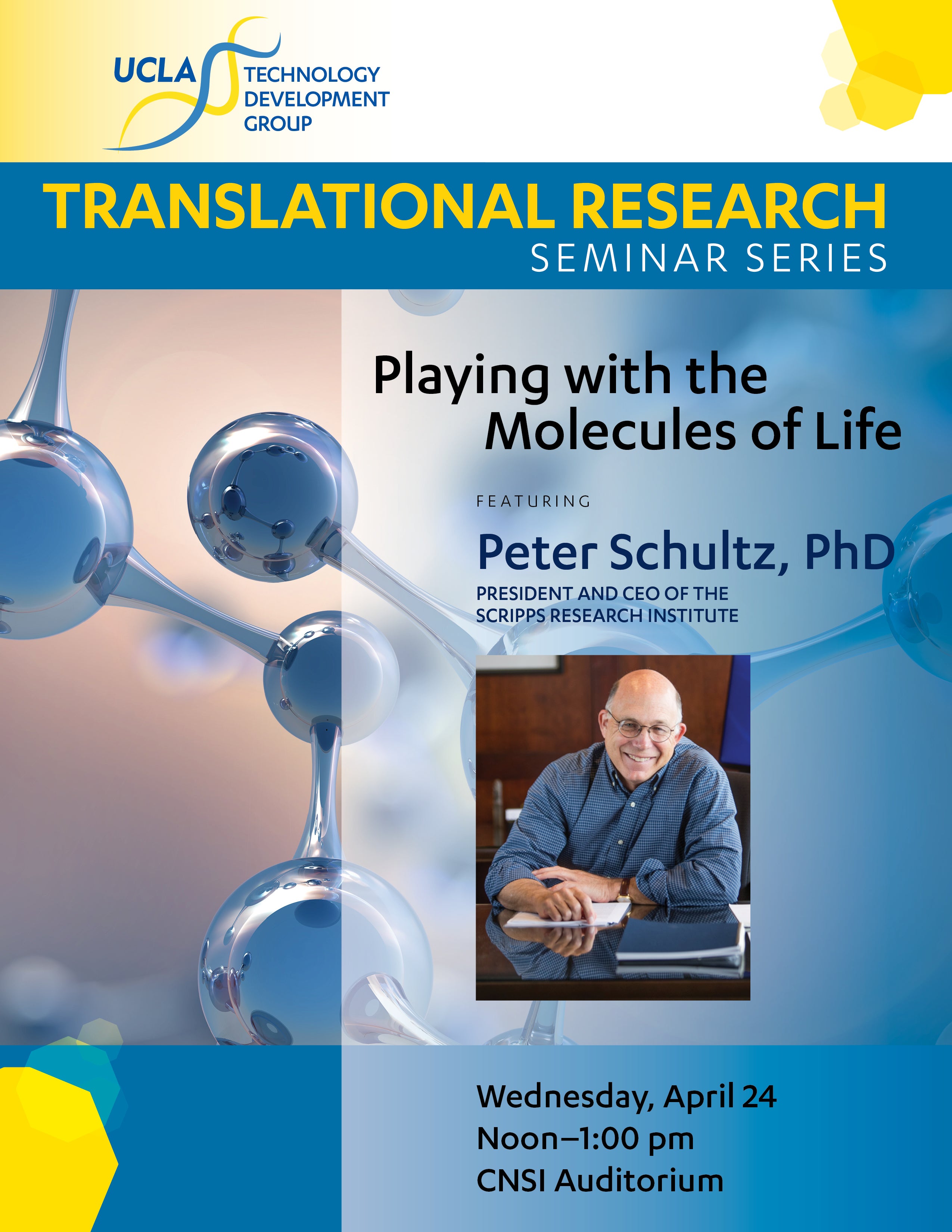 Peter Schultz, PhD, The Scripps Research Institute