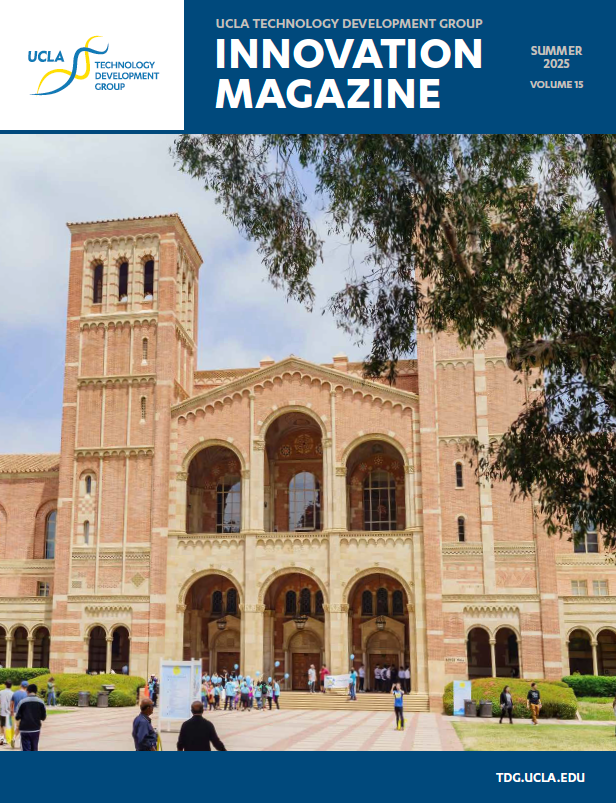 Front cover of UCLA TDG Innovation Magazine