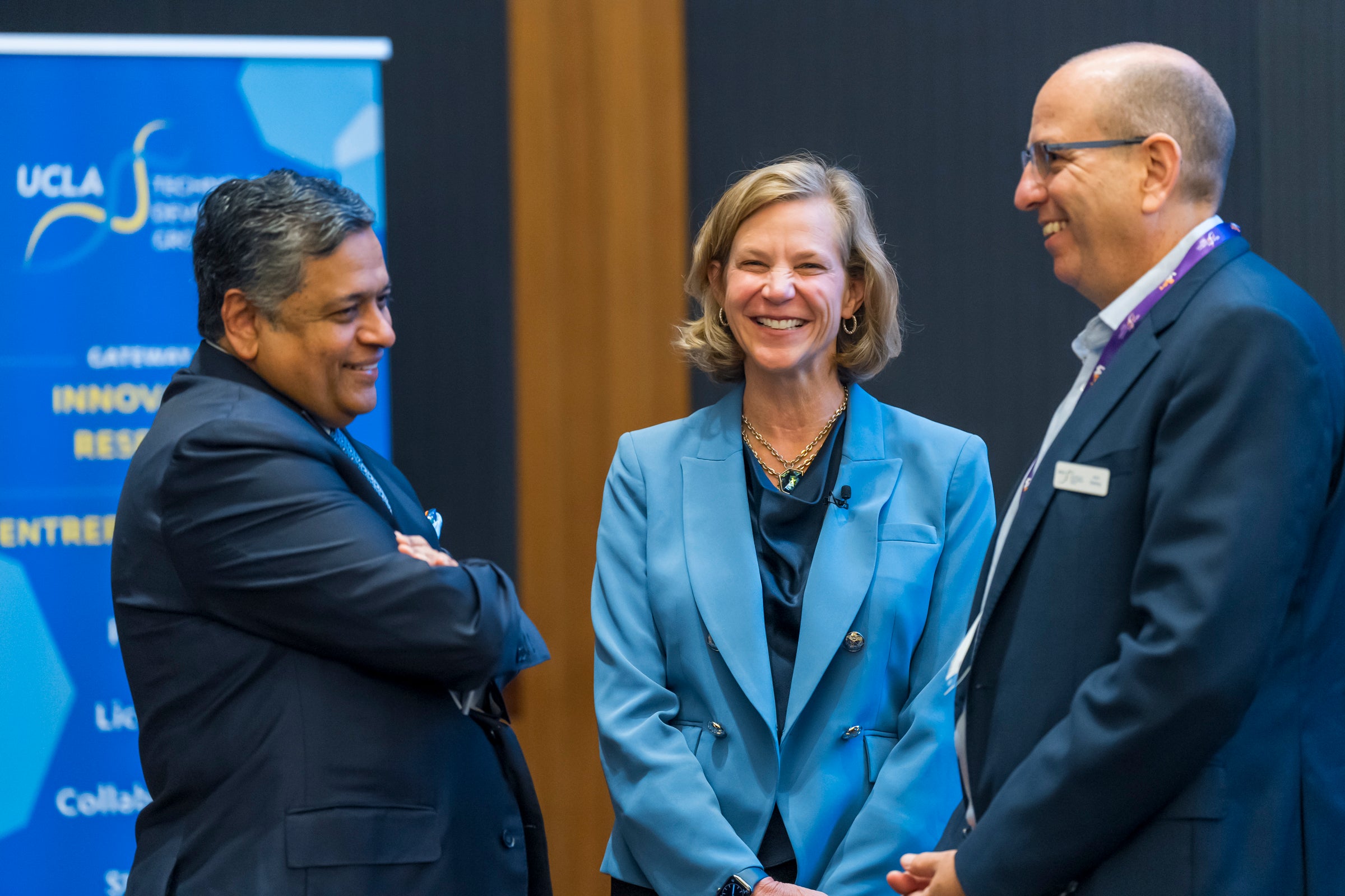 UCLA's Dr. Shivkumar, Keynote Lisa Earnhardt, Abbott and UCLA TDG AVC Amir Naiberg