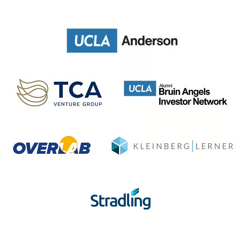 Logos of companies for LA Tech Week